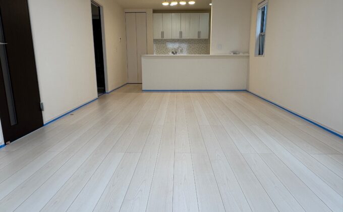 【施工前】千葉県習志野市 ご入居中戸建て Ａ様邸 シリコンフロアコーティング施工事例 施工前の状態