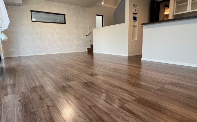 【施工後】東京都稲城市 ご新築戸建て Ｃ様邸 セラミックガラスフロアコーティング施工事例 フロアコートプロ セラミックガラスフロアコーティング施工済み