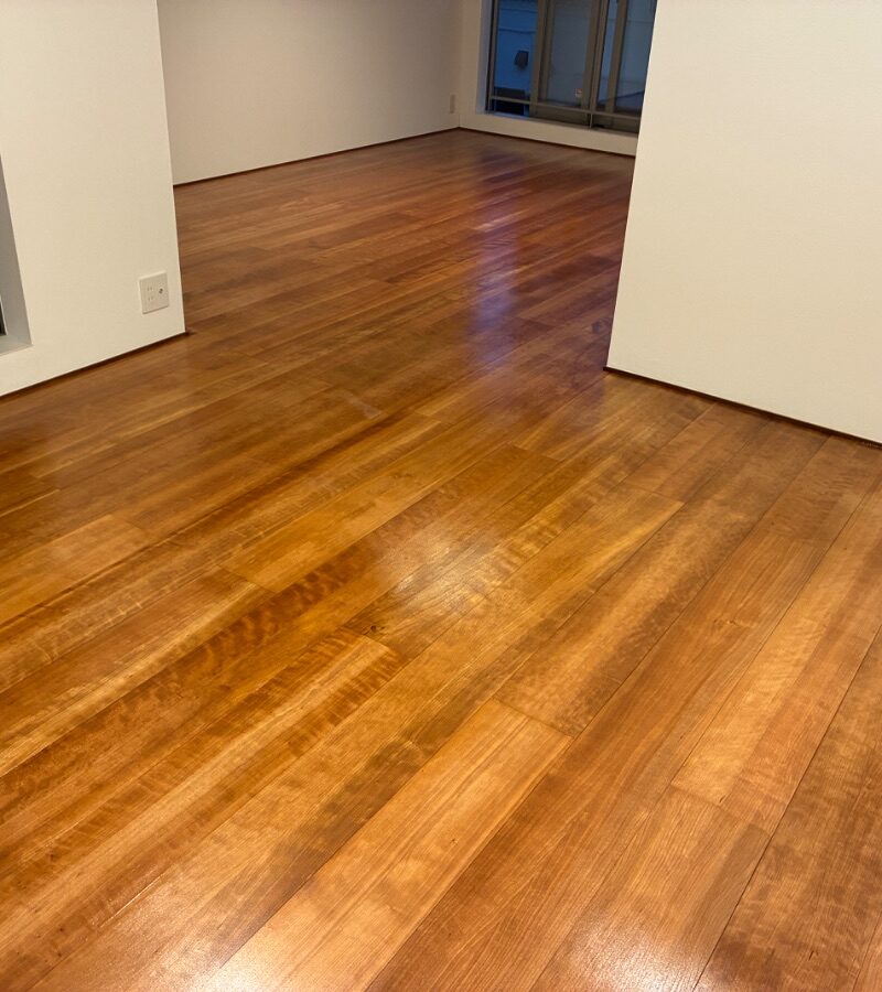 【施工後】目黒区フロアサンディングの施工後｜東京都目黒区のご入居中戸建てにフロアサンディングを施工した仕上り
