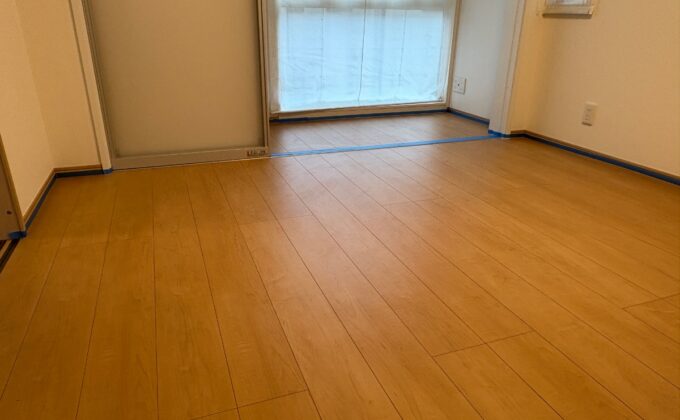 【施工前】埼玉県さいたま市 ご入居中戸建て Ｋ様邸 セラミックガラスフロアコーティング施工事例 施工前の状態