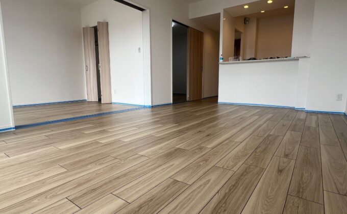 【施工前】千葉県柏市 リノベーション済みマンション Ｓ様邸 シリコンフロアコーティング施工事例 施工前の状態