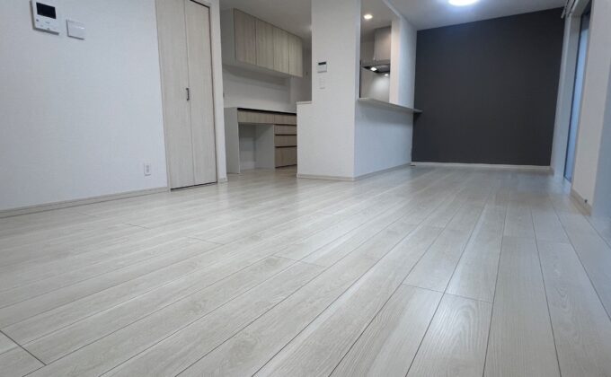 【施工後】神奈川県横浜市 ご新築戸建て Ｎ様邸 ガラスフロアコーティング施工事例 フロアコートプロ ガラスフロアコーティング施工済み
