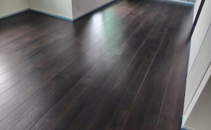 【施工前】東京都江戸川区 ご新築戸建て Ａ様邸 セラミックガラスフロアコーティング施工事例 施工前の状態