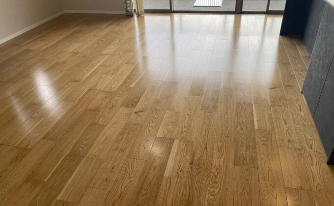 【施工後】神奈川県藤沢市 リノベーション済みマンション Ｍ様邸 セラミックガラスフロアコーティング施工事例 フロアコートプロ セラミックガラスフロアコーティング施工済み