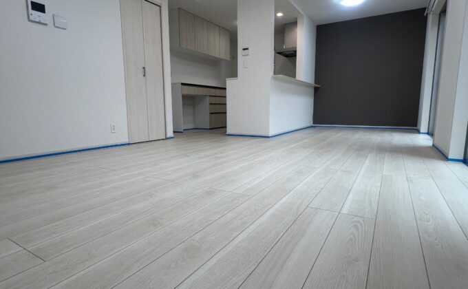 【施工前】神奈川県横浜市 ご新築戸建て Ｎ様邸 ガラスフロアコーティング施工事例 施工前の状態