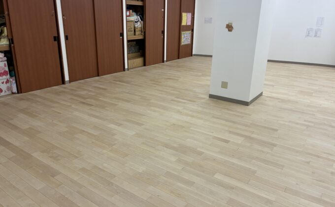 【施工後】東京都八王子市 保育施設 O様邸 フロアサンディング施工事例 フロアコートプロ フロアサンディング施工済み