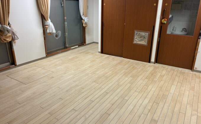 【施工後】千葉県船橋市 保育施設 Ｎ様邸 フロアサンディング施工事例 フロアコートプロ フロアサンディング施工済み