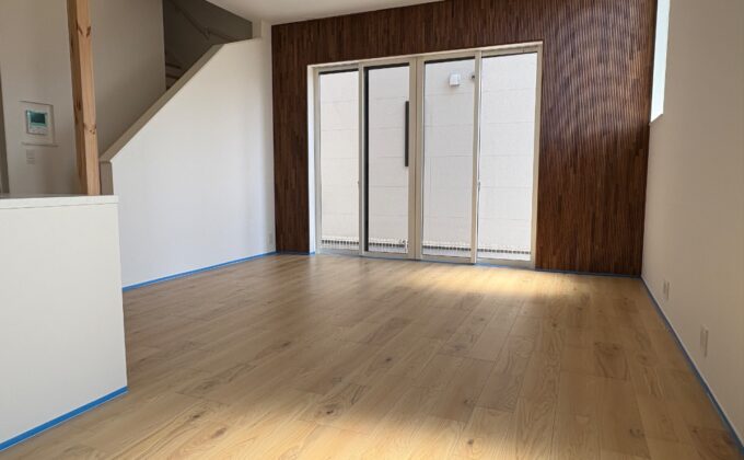 【施工前】埼玉県さいたま市 ご新築戸建て Ｏ様邸 セラミックガラスフロアコーティング施工事例 施工前の状態