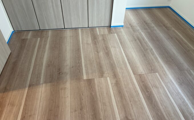 【施工前】埼玉県朝霞市 ご新築戸建て Ｙ様邸 シリコンフロアコーティング施工事例 施工前の状態