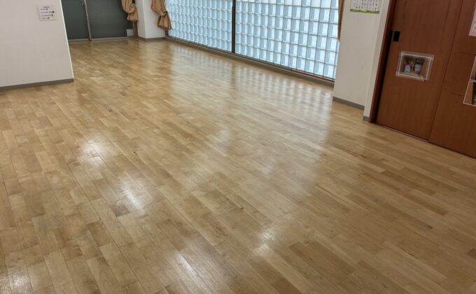【施工後】埼玉県川口市 保育施設 K様邸 フロアサンディング施工事例 フロアコートプロ フロアサンディング施工済み