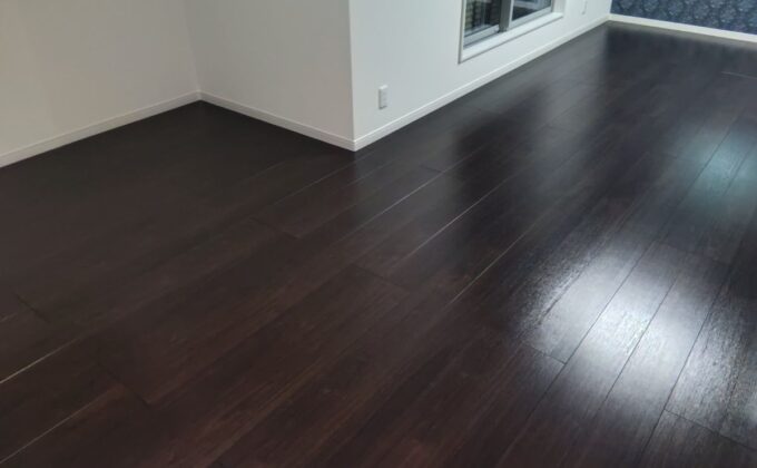 【施工後】東京都江戸川区 ご新築戸建て Ａ様邸 セラミックガラスフロアコーティング施工事例 フロアコートプロ セラミックガラスフロアコーティング施工済み