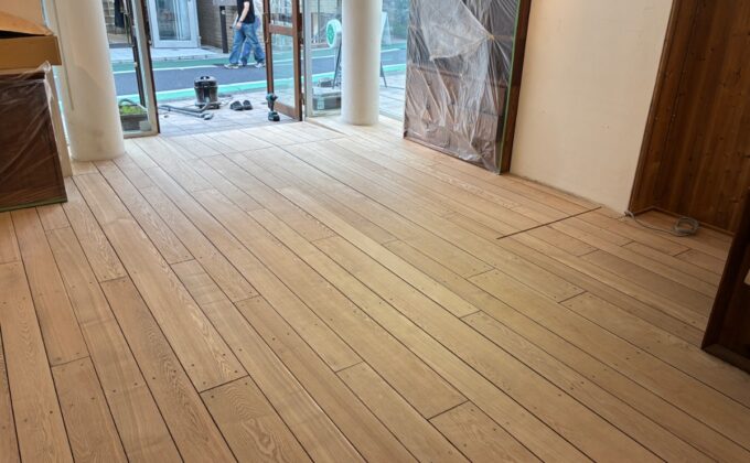 【施工後】東京都港区 店舗 R様邸 フロアサンディング施工事例 フロアコートプロ フロアサンディング施工済み