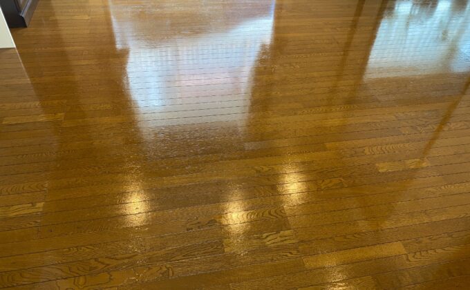 【施工後】東京都練馬区 ご入居中戸建て Ｔ様邸 UVフロアコーティング施工事例 フロアコートプロ UVフロアコーティング施工済み