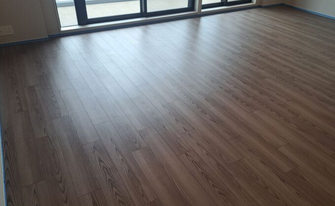 【施工前】東京都板橋区 ご新築マンション Ｏ様邸 ガラスフロアコーティング施工事例 施工前の状態