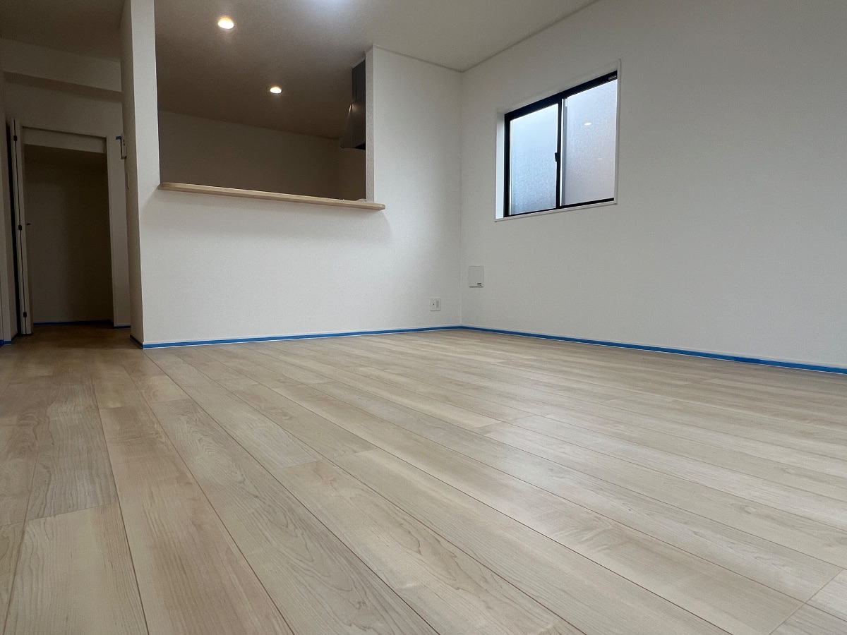 【施工前】栃木フロアコーティングの施工前｜栃木県のご新築戸建てのフローリング（シリコンフロアコーティング施工前）