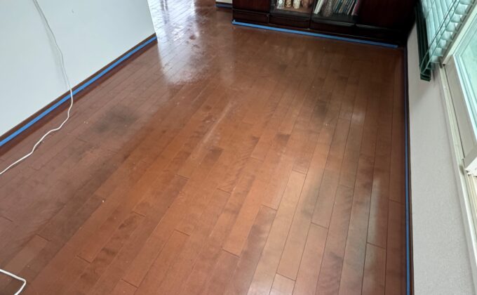 【施工前】東京都練馬区 ご入居中マンション Ｈ様邸 水性ウレタンコーティング施工事例 施工前の状態