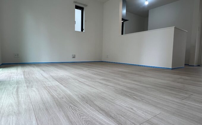 【施工前】東京都小金井市 ご新築戸建て Ｉ様邸 ガラスフロアコーティング施工事例 施工前の状態