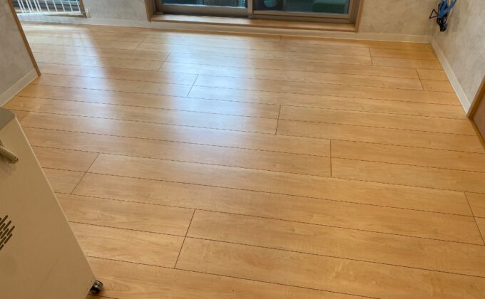 【施工後】東京都台東区 動物病院 Ｉ様邸 ワンニャンすべらん施工事例 フロアコートプロ ワンニャンすべらん施工済み