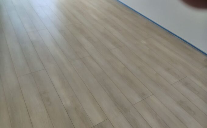 【施工前】栃木県宇都宮市 ご新築戸建て Ｌ様邸 シリコンフロアコーティング施工事例 施工前の状態