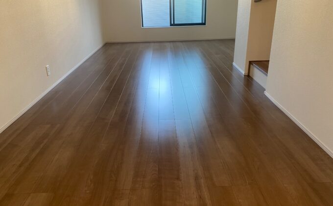 【施工後】東京都江戸川区 ご新築戸建て Ｓ様邸 セラミックガラスフロアコーティング施工事例 フロアコートプロ セラミックガラスフロアコーティング施工済み