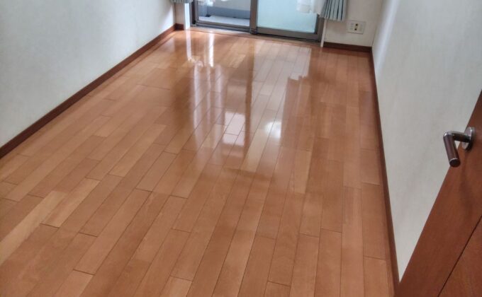 【施工後】千葉県浦安市 ご入居中マンション Ｆ様邸 シリコンフロアコーティング施工事例 フロアコートプロ シリコンフロアコーティング施工済み