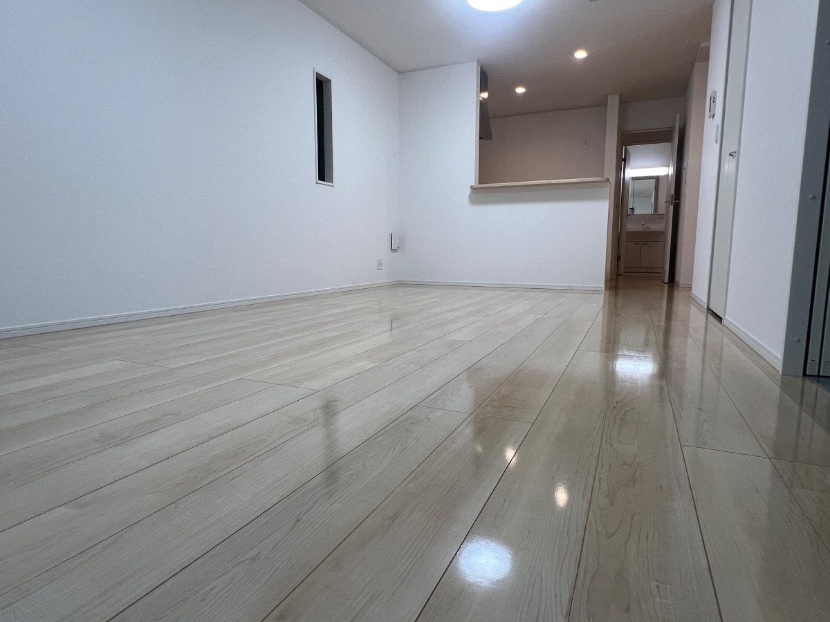 【施工後】鹿沼市フロアコーティングの施工後|栃木県鹿沼市のご新築戸建てにシリコンフロアコーティングを施工した仕上り