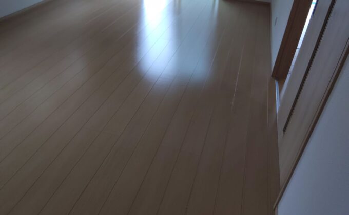 【施工後】埼玉県桶川市 ご新築戸建て Ｓ様邸 ガラスフロアコーティング施工事例 フロアコートプロ ガラスフロアコーティング施工済み