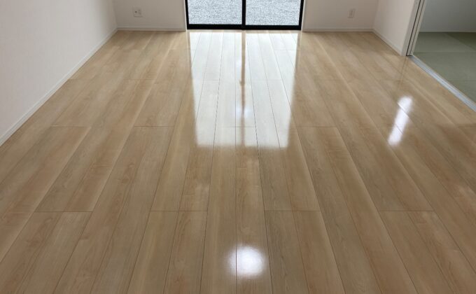 【施工後】栃木県鹿沼市 ご新築戸建て Ｌ様邸 シリコンフロアコーティング施工事例 フロアコートプロ シリコンフロアコーティング施工済み