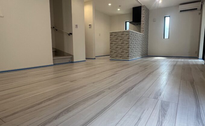 【施工前】神奈川県相模原市 ご新築戸建て Ｆ様邸 ガラスフロアコーティング施工事例 施工前の状態