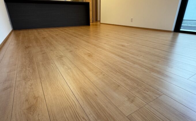 【施工後】静岡県御殿場市 ご新築戸建て Ｓ様邸 セラミックガラスフロアコーティング施工事例 フロアコートプロ セラミックガラスフロアコーティング施工済み