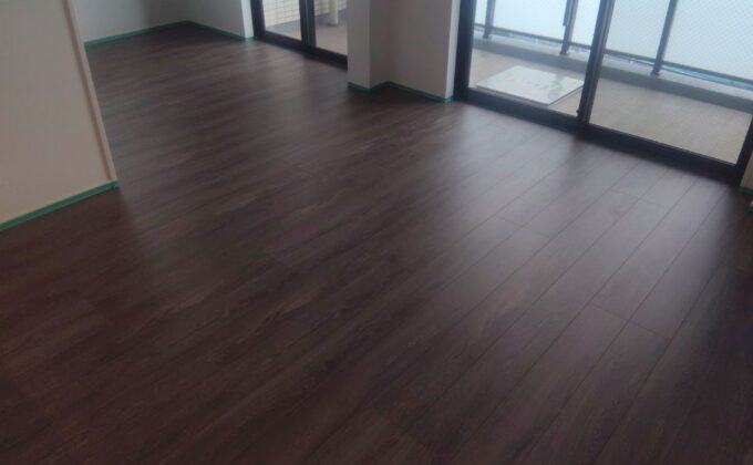 【施工前】神奈川県横浜市 ご新築マンション Ｋ様邸 セラミックガラスフロアコーティング施工事例 施工前の状態
