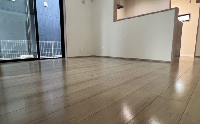 【施工後】神奈川県相模原市 ご新築戸建て Ｈ様邸 セラミックガラスフロアコーティング施工事例 フロアコートプロ セラミックガラスフロアコーティング施工済み