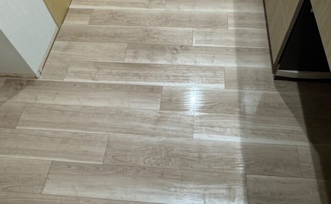 【施工後】埼玉県入間郡三芳町 ご入居中マンション Ｓ様邸 UVフロアコーティング施工事例 フロアコートプロ UVフロアコーティング施工済み