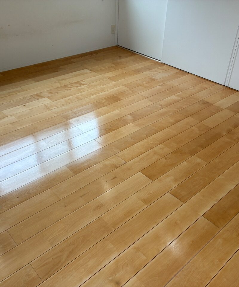【施工後】千葉フロアサンディングの施工後｜千葉県のご入居中戸建てにフロアサンディングを施工した仕上り