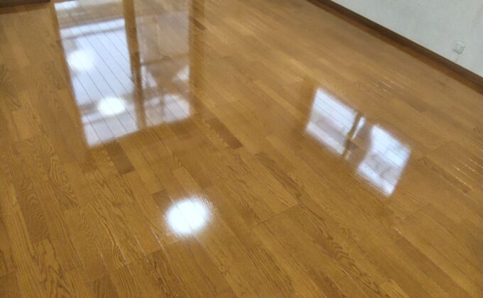 【施工後】埼玉県吉川市 中古戸建て Ｓ様邸 シリコンフロアコーティング施工事例 フロアコートプロ シリコンフロアコーティング施工済み