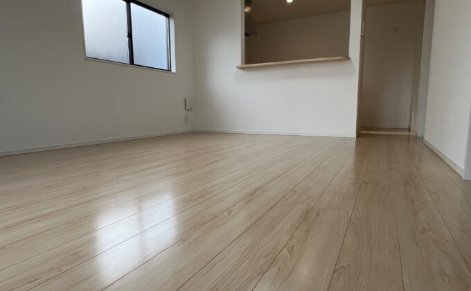 【施工後】真岡市フロアコーティングの施工後｜栃木県真岡市のご新築戸建てにシリコンフロアコーティングを施工した仕上り