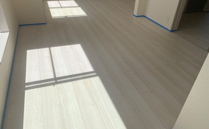 【施工前】埼玉県入間市 ご新築戸建て Ｈ様邸 ガラスフロアコーティング施工事例 施工前の状態