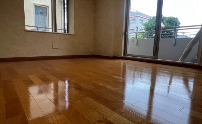 【施工後】東京都杉並区 中古マンション Ｓ様邸 セラミックガラスフロアコーティング施工事例 フロアコートプロ セラミックガラスフロアコーティング施工済み