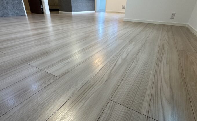 【施工後】東京都練馬区 ご新築戸建て Ｉ様邸 セラミックガラスフロアコーティング施工事例 フロアコートプロ セラミックガラスフロアコーティング施工済み