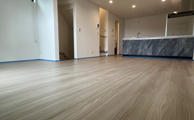 【施工前】神奈川県横浜市 ご新築戸建て Ｎ様邸 ガラスフロアコーティング施工事例 施工前の状態