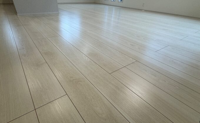 【施工後】埼玉県新座市 ご新築戸建て Ｗ様邸 セラミックガラスフロアコーティング施工事例 フロアコートプロ セラミックガラスフロアコーティング施工済み