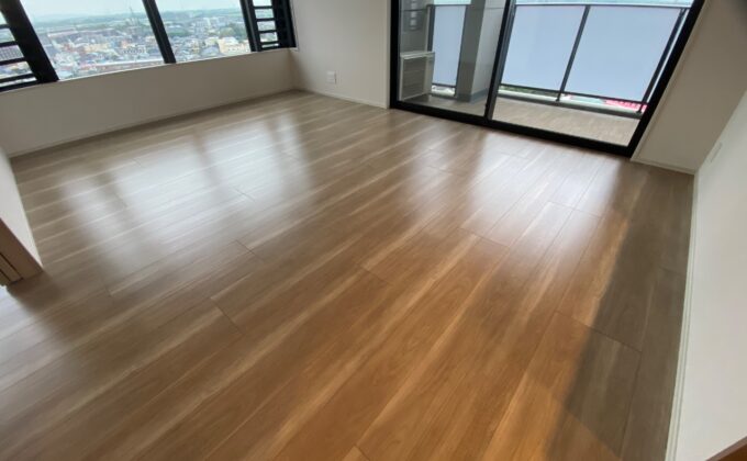 【施工後】埼玉県鴻巣市 ご新築マンション Ｙ様邸 セラミックガラスフロアコーティング施工事例 フロアコートプロ セラミックガラスフロアコーティング施工済み