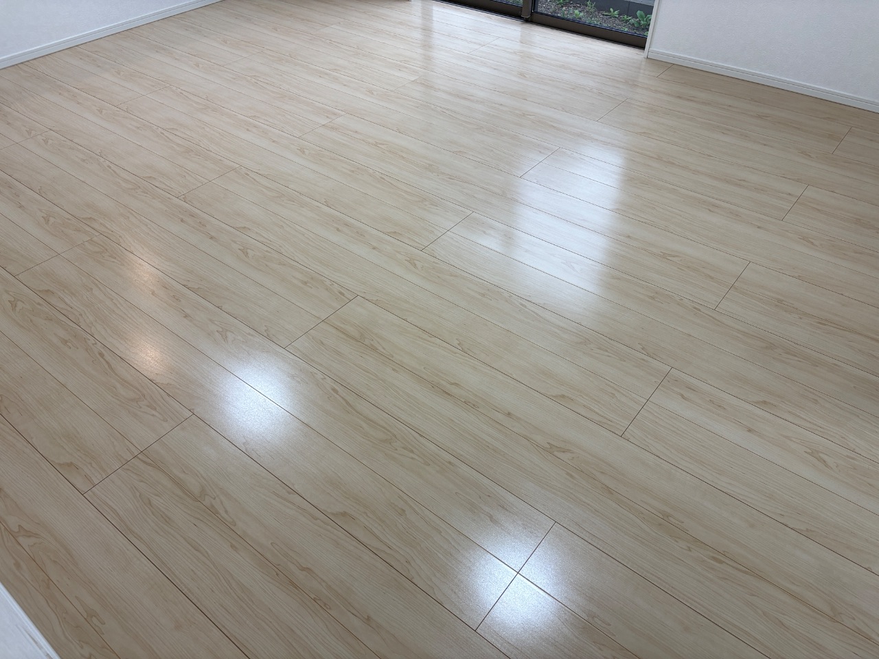 【施工後】シリコンフロアコーティングの施工後|栃木県小山市のご新築戸建てにシリコンフロアコーティングを施工した仕上り