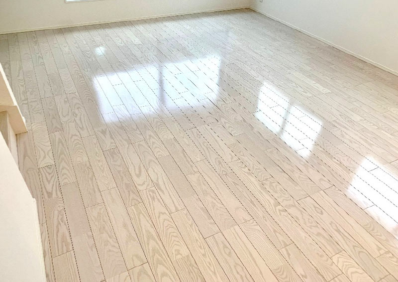 セラミックガラスフロアコーティング光沢タイプの施工事例