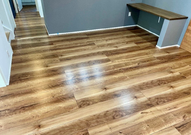 セラミックガラスフロアコーティング微光沢タイプの施工事例