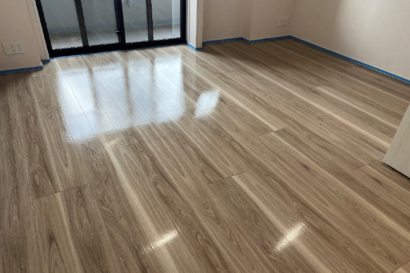 シリコンフロアコーティング施工写真