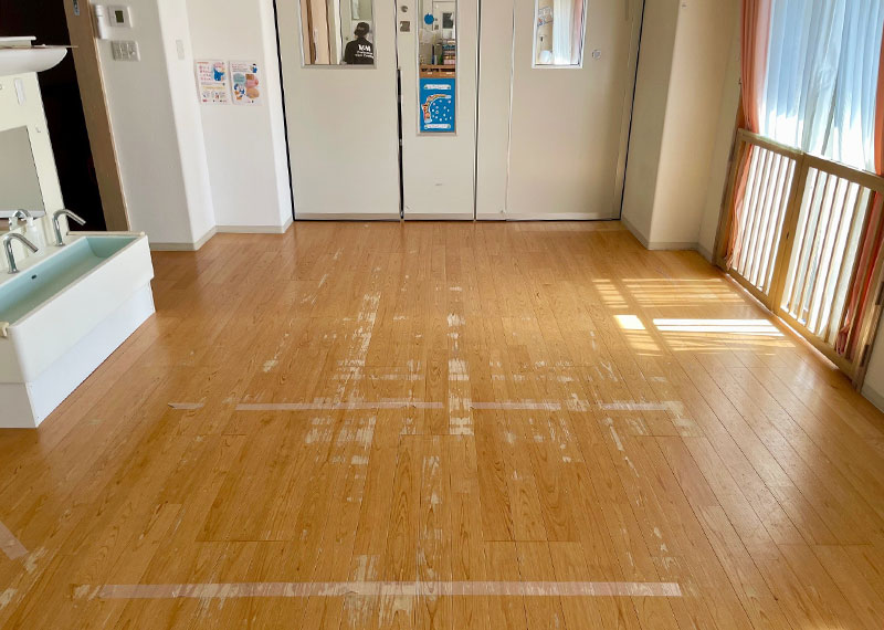 サンディングの流れ写真1