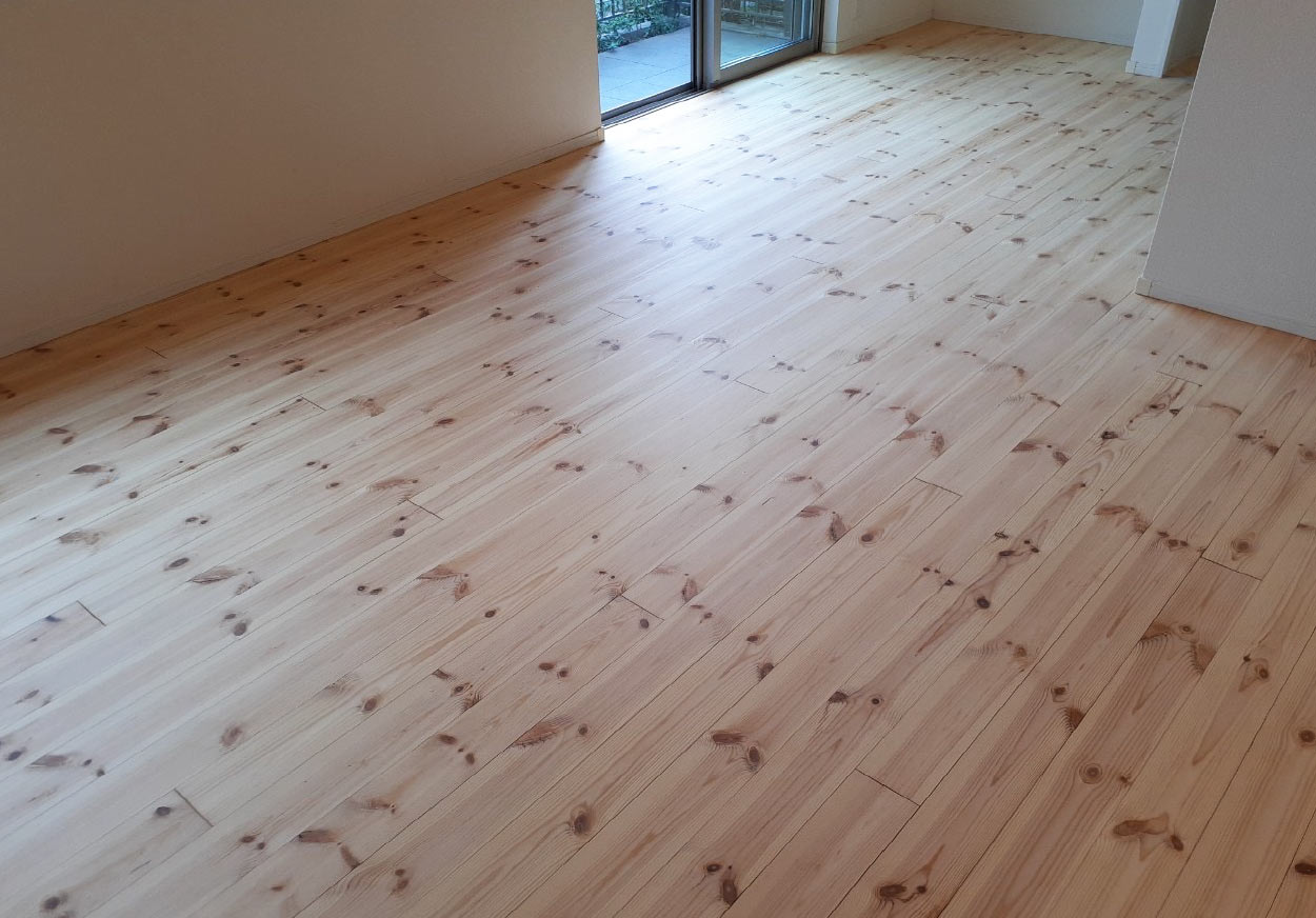 フロアサンディング施工後