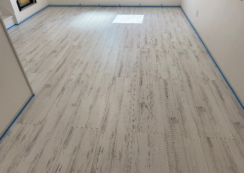 ワンニャンすべらんフロアコーティングの施工事例
