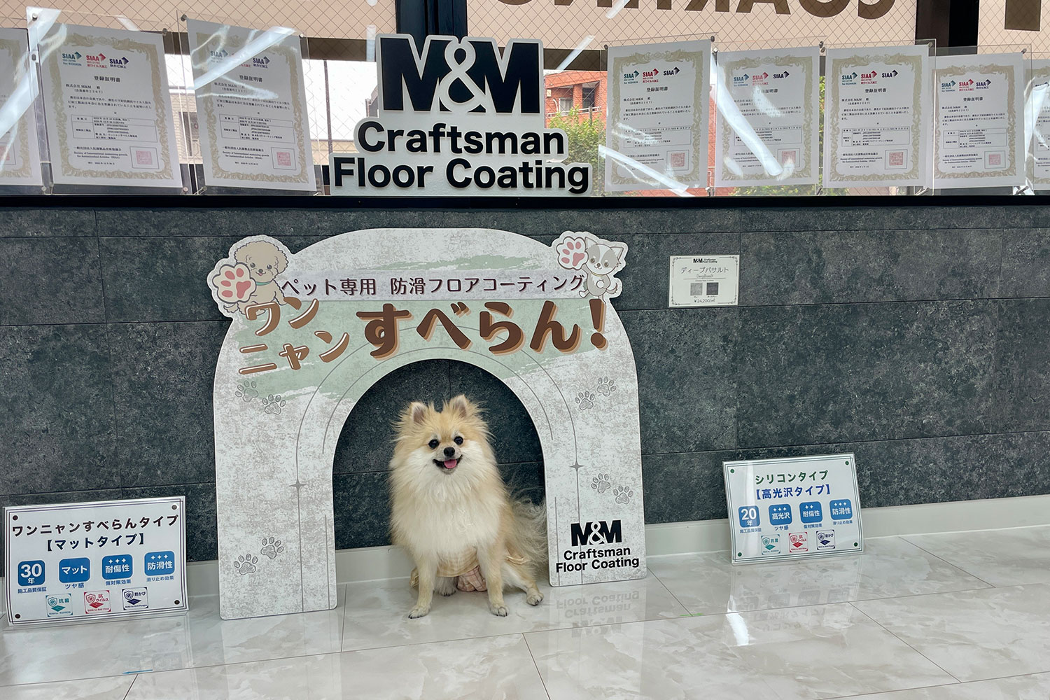 フロアコーティングショールームイメージ